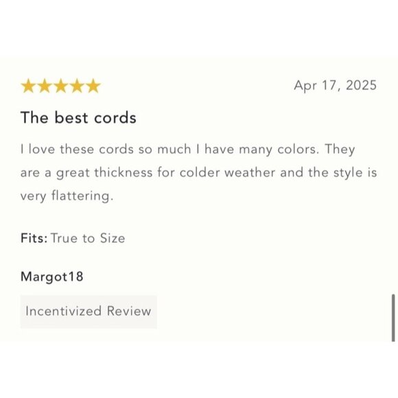 NWT Anthropologie Maeve 18W The Colette Wide Leg Cropped Cream Ivory Corduroy - Picture 9 of 12